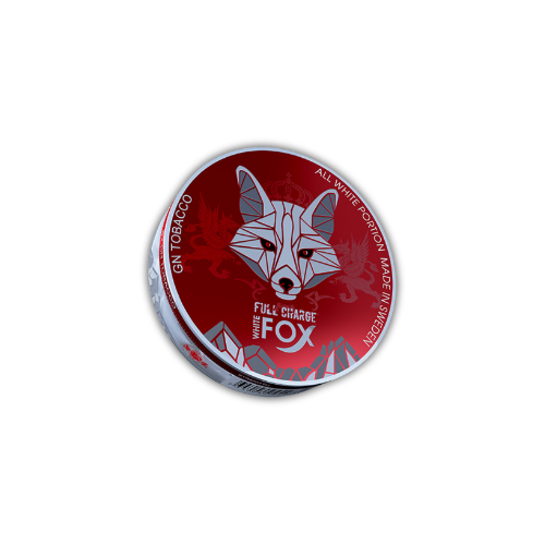 snus nicotine pouches white-fox-full-charge-red-edition